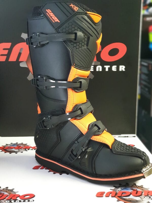 BOTAS SHOT X10 BLK/ORG - Image 2