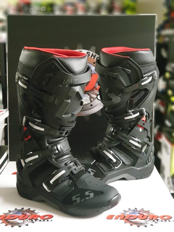 BOTAS LEATT GPX 5.5 FLEXLOCK BLK - Image 2