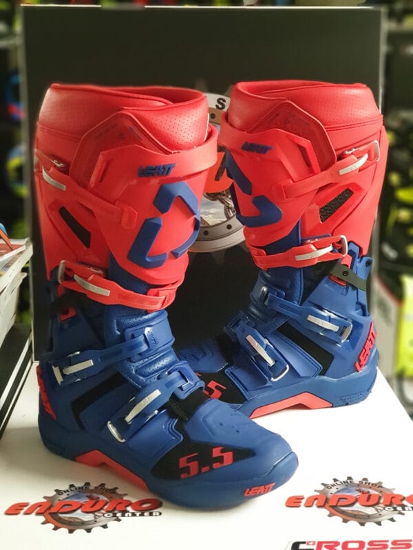 BOTAS LEATT GPX 5.5 FLEXLOCK BLURYL/RD - Image 2