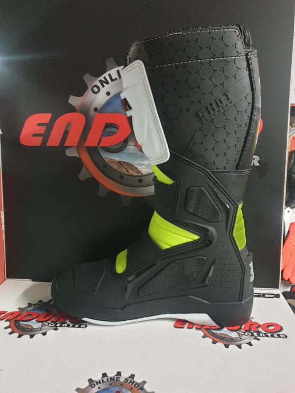 BOTAS SHOT RACE 4 BLK/WHT/YLWFLU - Image 5