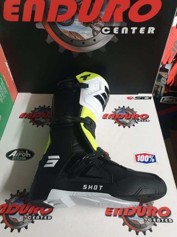 BOTAS SHOT RACE 4 BLK/WHT/YLWFLU - Image 8