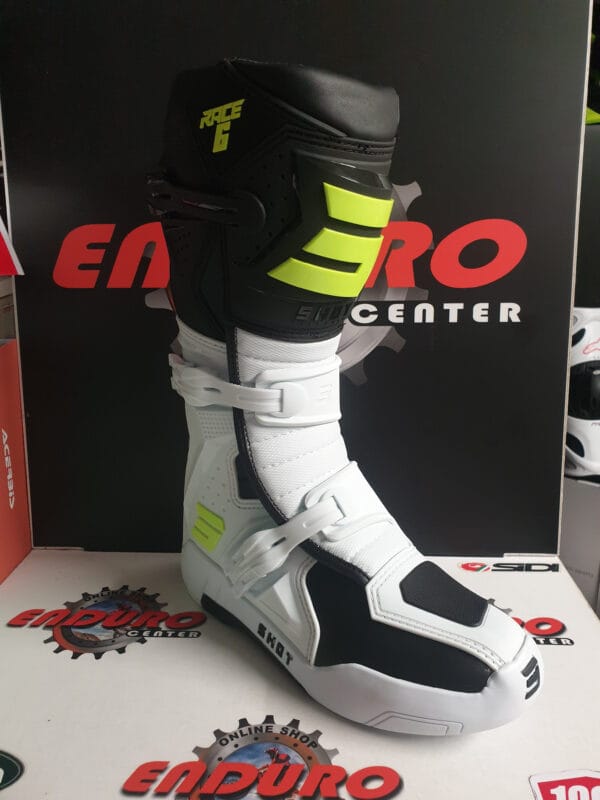 BOTAS SHOT RACE 6 WHT/BLK/YLWFLU - Image 2