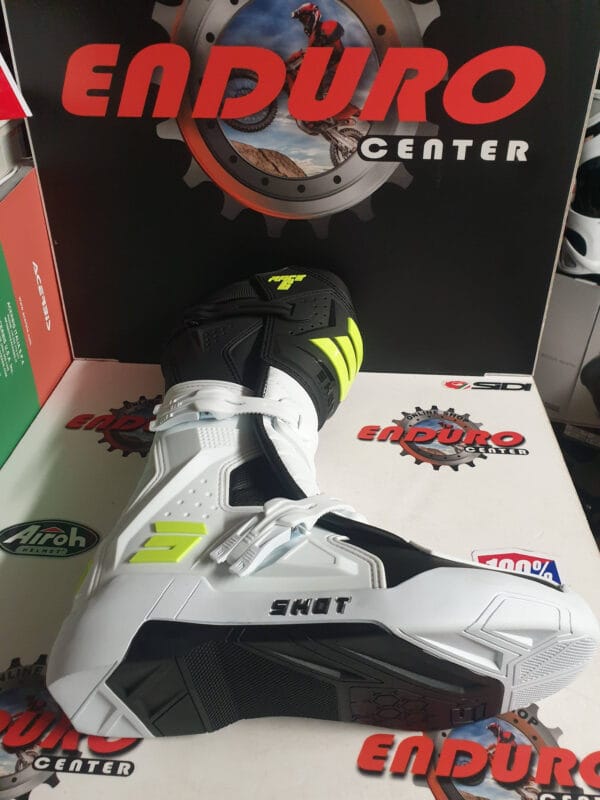 BOTAS SHOT RACE 6 WHT/BLK/YLWFLU - Image 7
