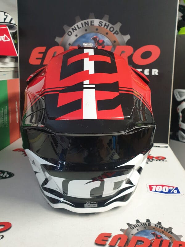 CAPACETE USADO AIROH TWIST 2.0 TECH BLK/GRY/RED - Image 4
