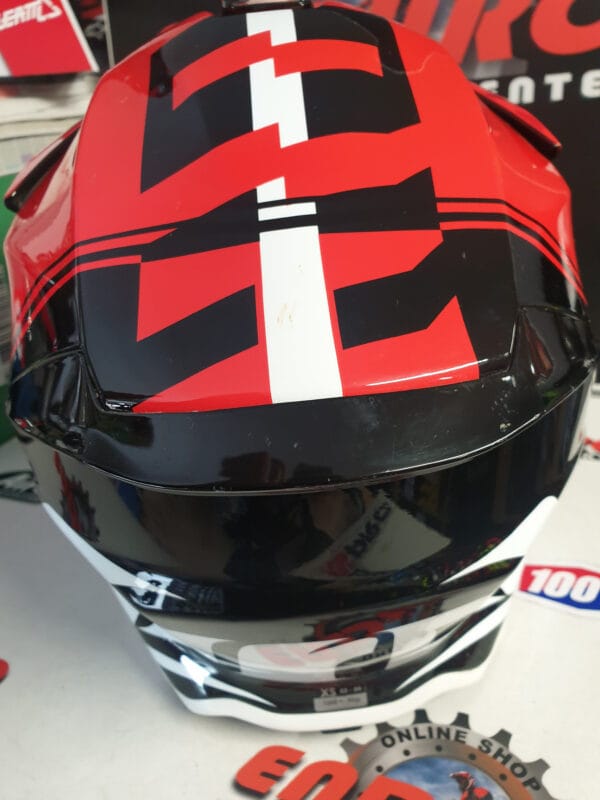 CAPACETE USADO AIROH TWIST 2.0 TECH BLK/GRY/RED - Image 5