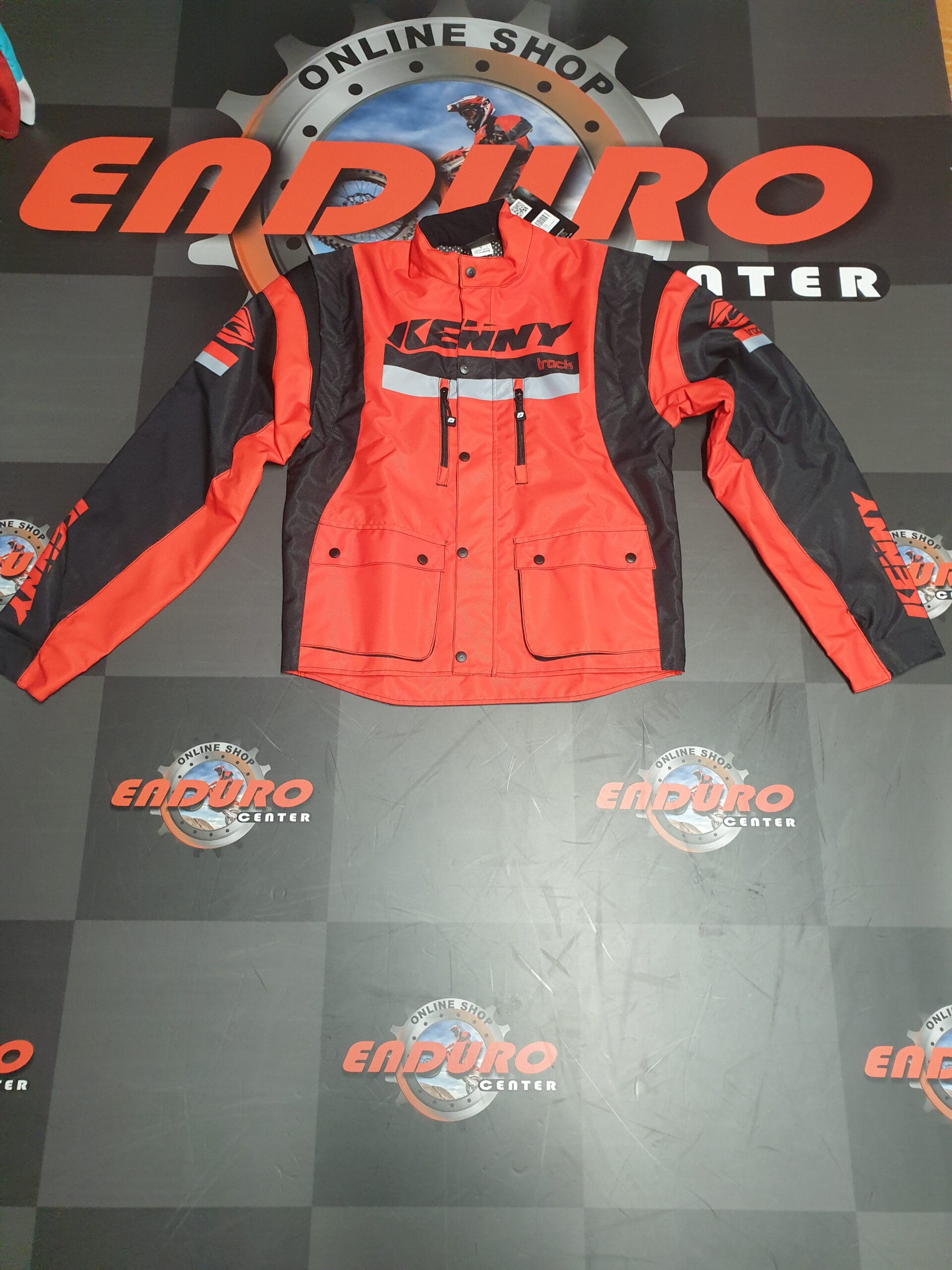 CASACO KENNY TRACK ORGFLU/BLK 2 CASACO KENNY TRACK ORGFLU/BLK - Image 2