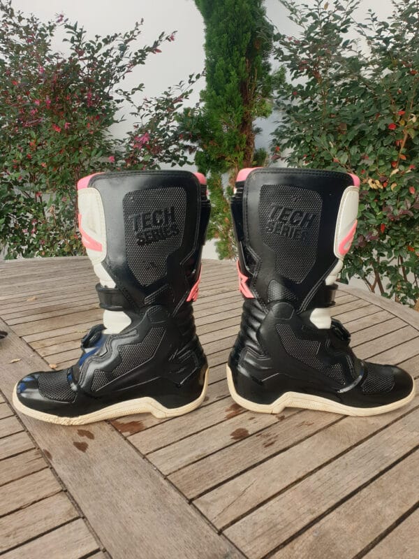 BOTAS USADAS ALPINESTARS TECH 3 STELLA BLK/WHT/PK - Image 8
