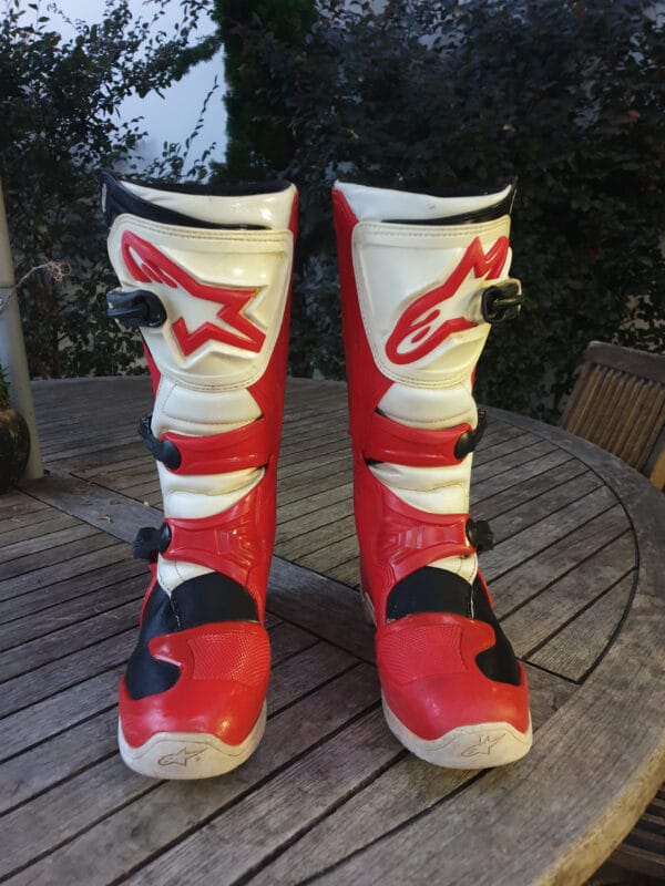 BOTAS USADAS ALPINESTARS TECH 3 RED/WHT - Image 3