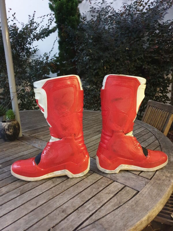 BOTAS USADAS ALPINESTARS TECH 3 RED/WHT - Image 8