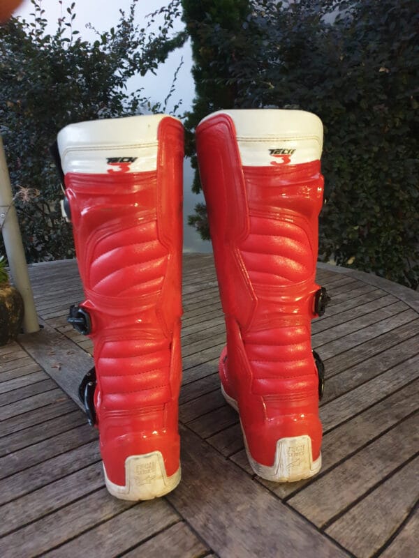 BOTAS USADAS ALPINESTARS TECH 3 RED/WHT - Image 4