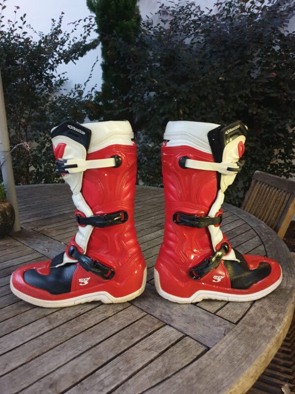 BOTAS USADAS ALPINESTARS TECH 3 RED/WHT - Image 5