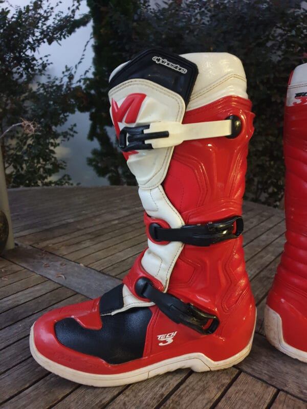 BOTAS USADAS ALPINESTARS TECH 3 RED/WHT - Image 7