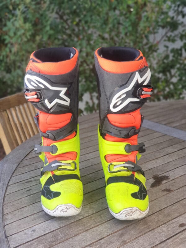 BOTAS USADAS ALPINESTARS TECH 7 YELFLU/GRY/ORG - Image 4