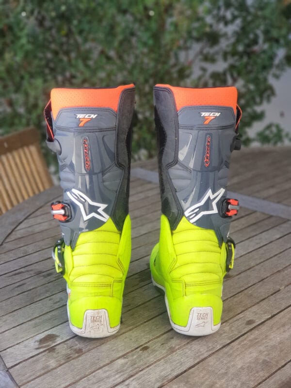 BOTAS USADAS ALPINESTARS TECH 7 YELFLU/GRY/ORG - Image 5