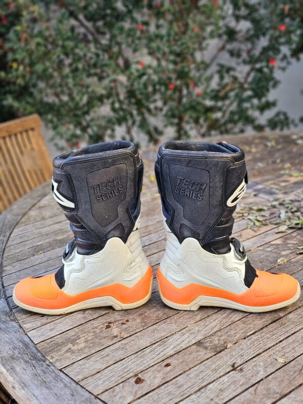 BOTAS USADAS ALPINESTARS TECH 7S ORG/BLK/WHT - Image 8