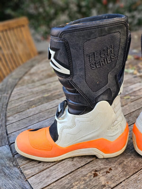 BOTAS USADAS ALPINESTARS TECH 7S ORG/BLK/WHT - Image 10