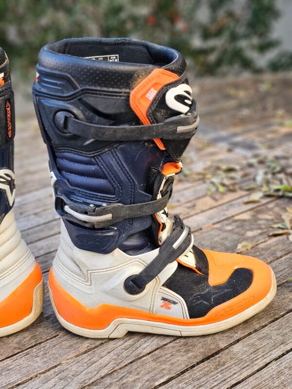 BOTAS USADAS ALPINESTARS TECH 7S ORG/BLK/WHT - Image 6