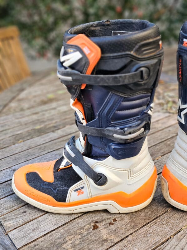 BOTAS USADAS ALPINESTARS TECH 7S ORG/BLK/WHT - Image 7