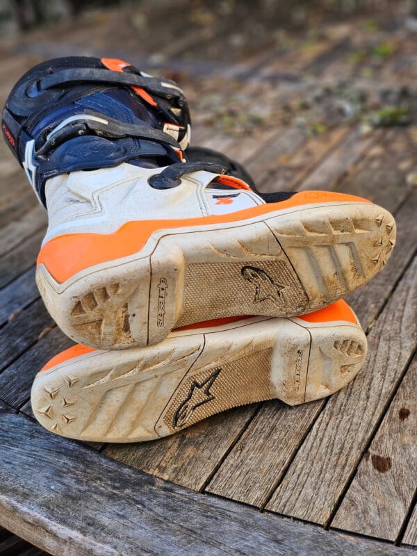 BOTAS USADAS ALPINESTARS TECH 7S ORG/BLK/WHT - Image 11
