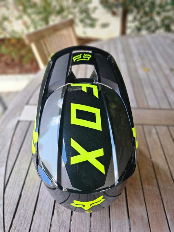 CAPACETE USADO FOX V1 REVN BLK/YELFLU - Image 6