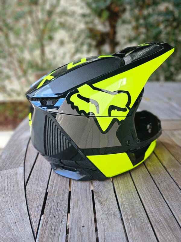 CAPACETE USADO FOX V1 REVN BLK/YELFLU - Image 7