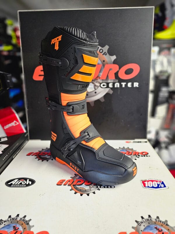 BOTAS SHOT RACE 4 BLK/ORG - Image 2