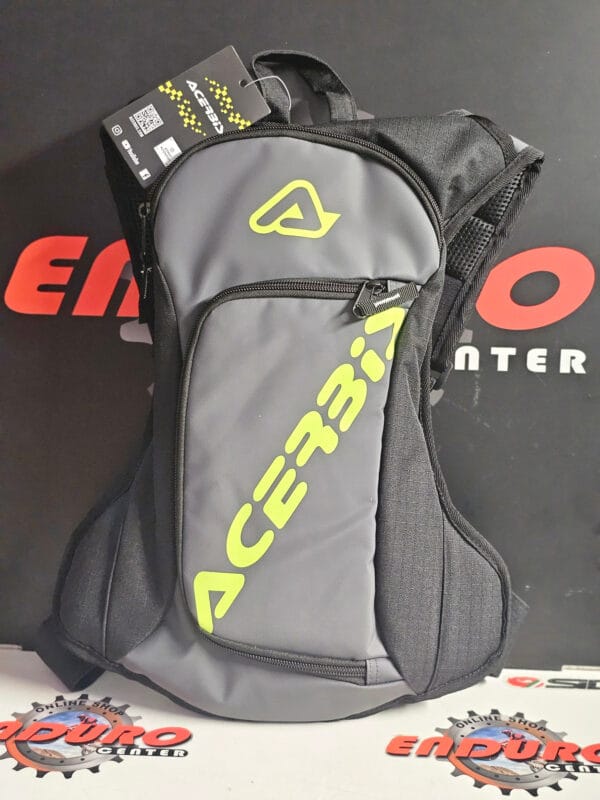 MOCHILA ACERBIS ACQUA LOGO HYDRO 2LT GRY/BLK/YELFLU - Image 2