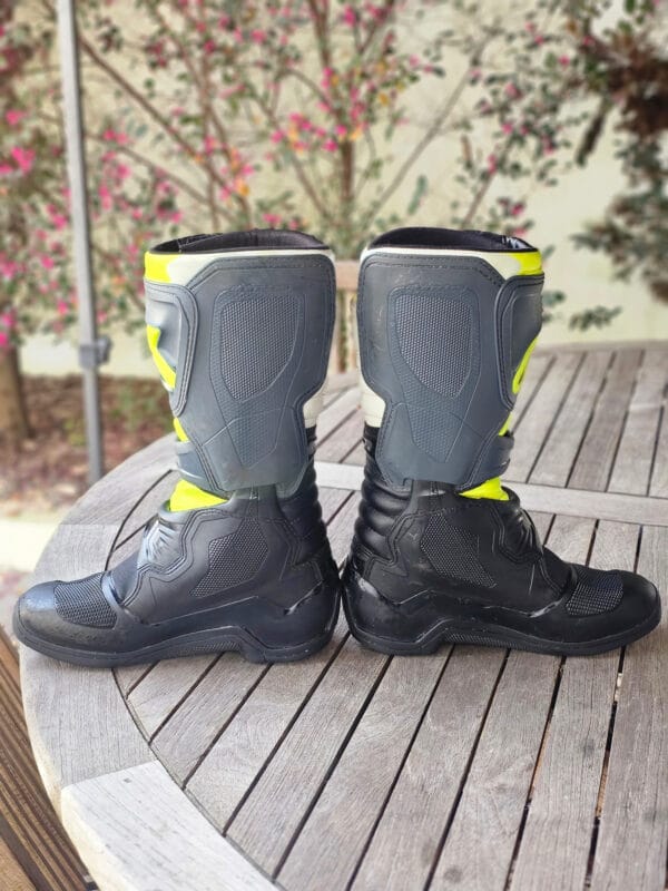 BOTAS USADAS ALPINESTARS TECH 3 BLK/YELFLU/WHT - Image 8