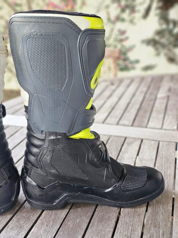 BOTAS USADAS ALPINESTARS TECH 3 BLK/YELFLU/WHT - Image 9