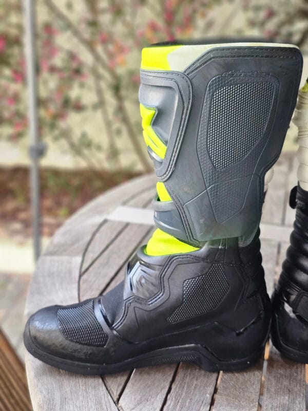 BOTAS USADAS ALPINESTARS TECH 3 BLK/YELFLU/WHT - Image 10