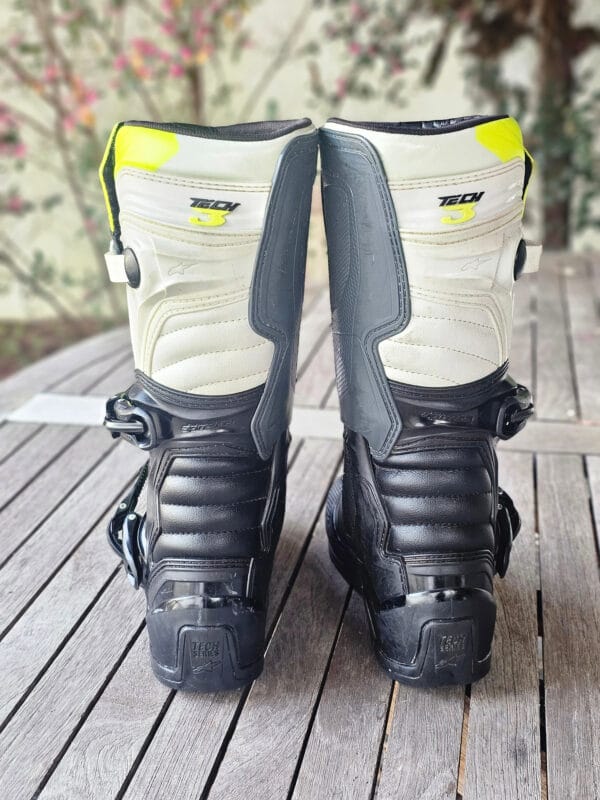 BOTAS USADAS ALPINESTARS TECH 3 BLK/YELFLU/WHT - Image 4