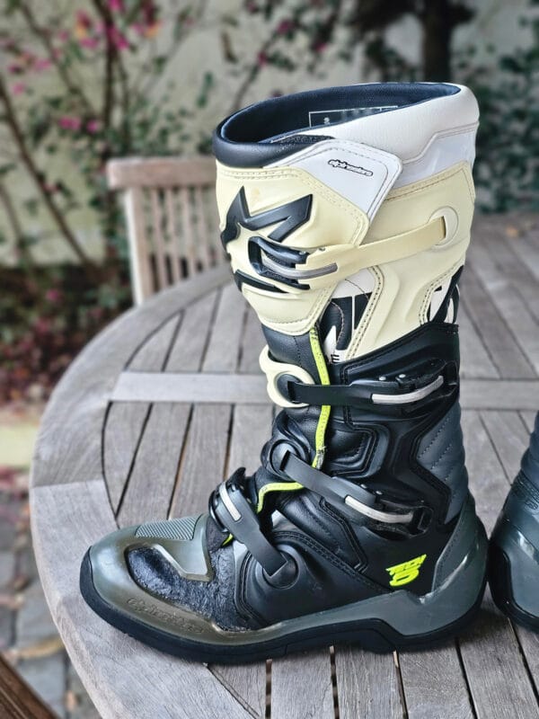 BOTAS USADAS ALPINESTARS TECH 5 GRY/BLK/WHT - Image 7