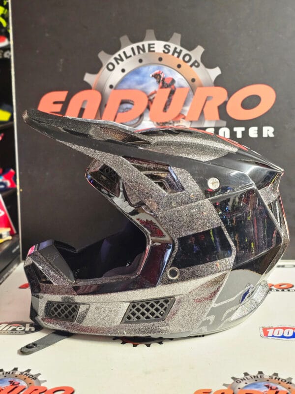 CAPACETE USADO FOX V3 RS SHADE BLK/SLV - Image 2