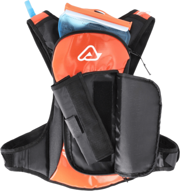 MOCHILA CAMEL BAG ACERBIS ACQUA LOGO HYDRO 2LT ORG/BLK - Image 6