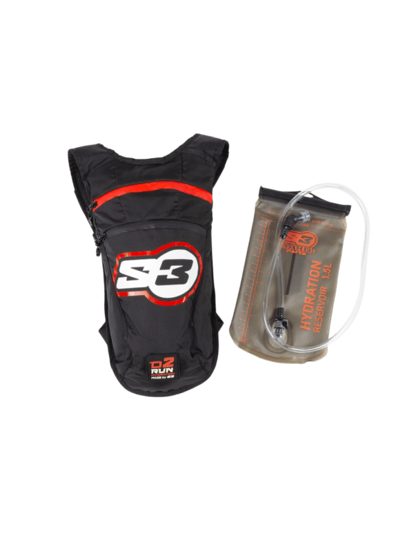 MOCHILA S3 PARTS O2RUN 1,5LT BLK/RED - Image 3
