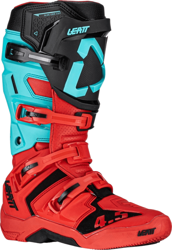 BOTAS LEATT GPX 4.5 FUEL RD/BLUTRQ/BLK - Image 2