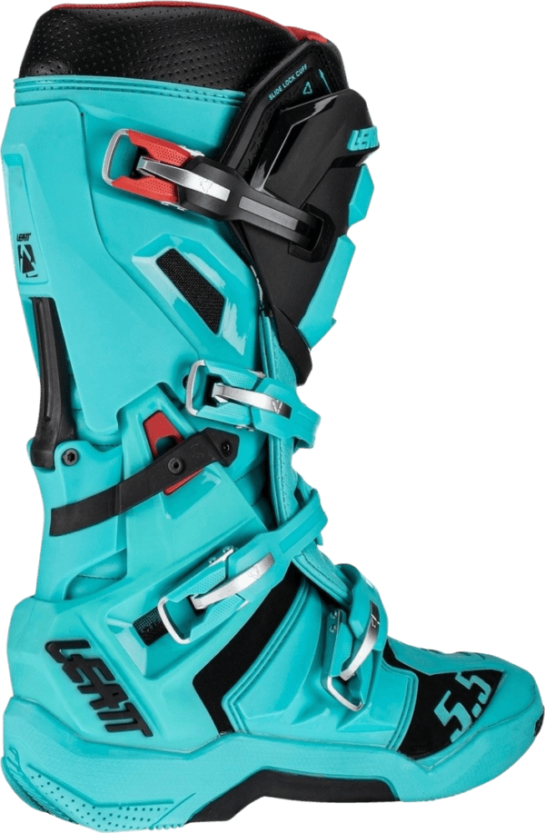 BOTAS LEATT GPX 5.5 FLEXLOCK FUEL TRQ/BLK - Image 4