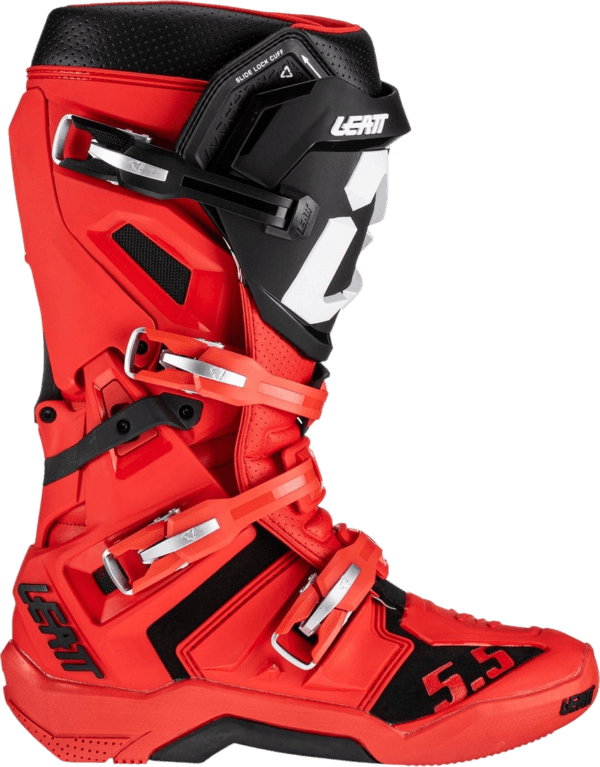 BOTAS LEATT GPX 5.5 FLEXLOCK RD/BLK - Image 4