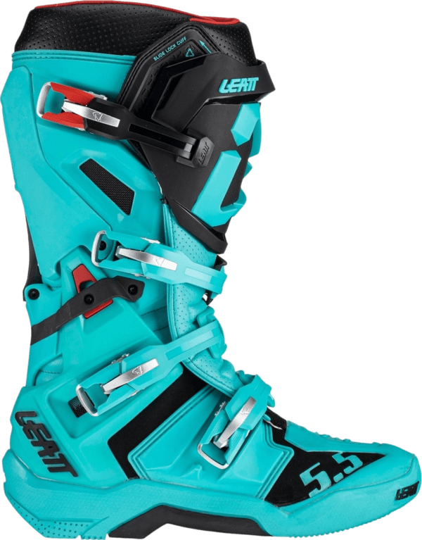 BOTAS LEATT GPX 5.5 FLEXLOCK FUEL TRQ/BLK - Image 3