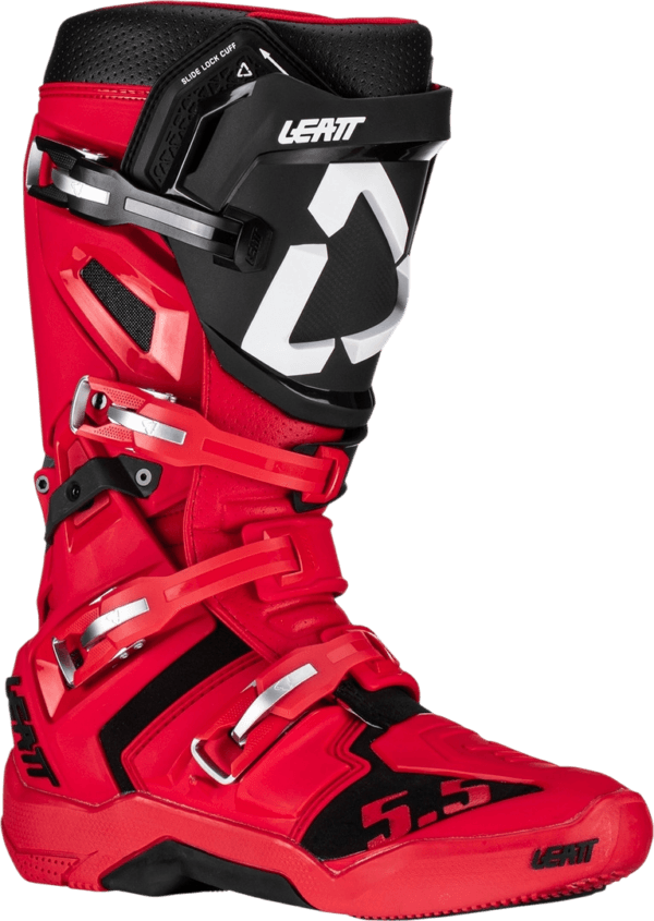 BOTAS LEATT GPX 5.5 FLEXLOCK RD/BLK - Image 3