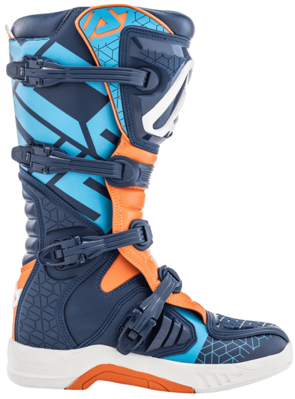 BOTAS ACERBIS MX X-TEAM DKBLU/ORG - Image 9