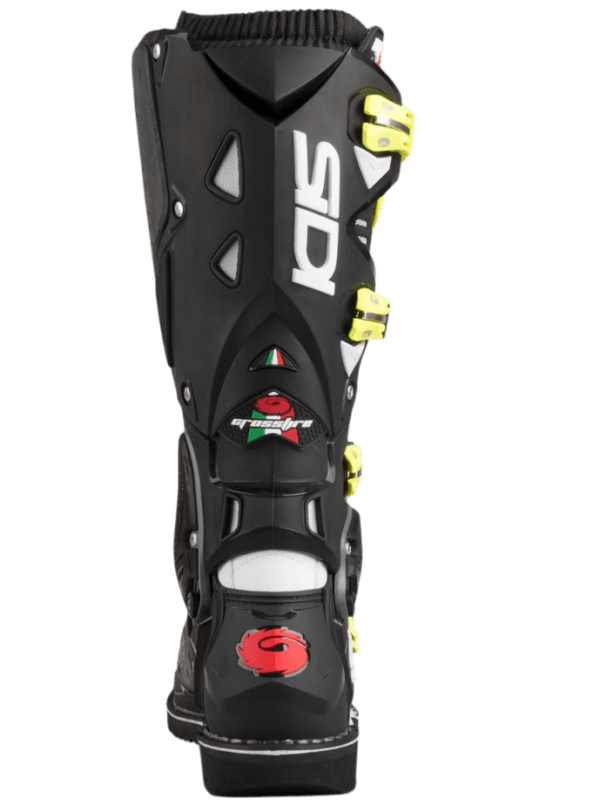 BOTAS SIDI CROSSFIRE 3 BLK/WHT/YELFLU - Image 10