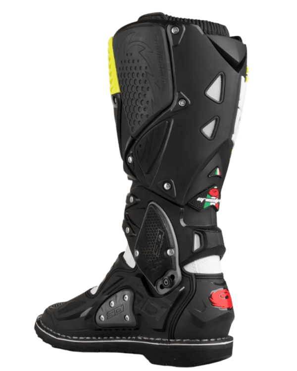 BOTAS SIDI CROSSFIRE 3 BLK/WHT/YELFLU - Image 7