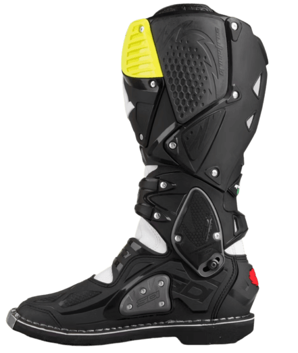 BOTAS SIDI CROSSFIRE 3 BLK/WHT/YELFLU - Image 6