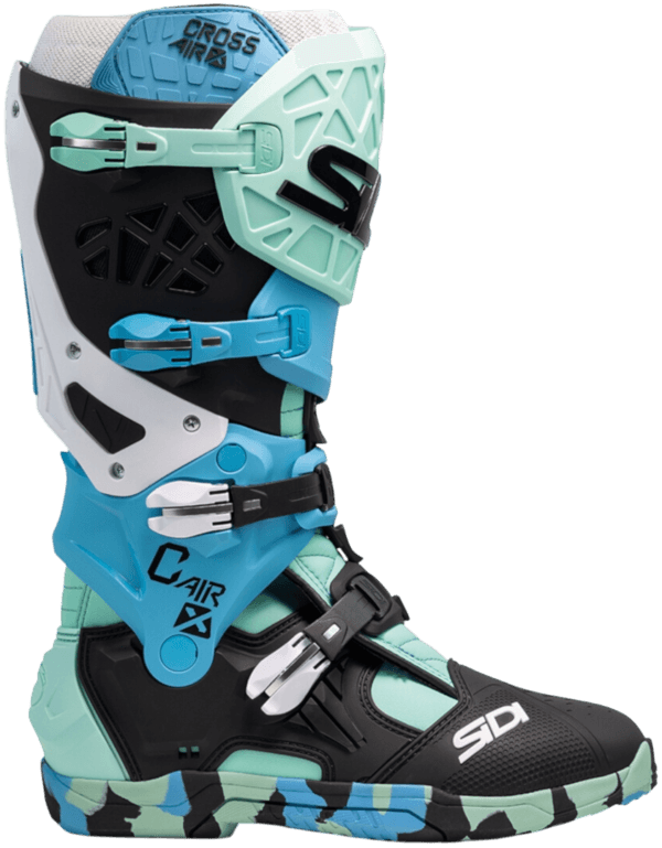 BOTAS SIDI CROSSAIR-X BLK/BLUTRQ/GRNMNT - Image 3