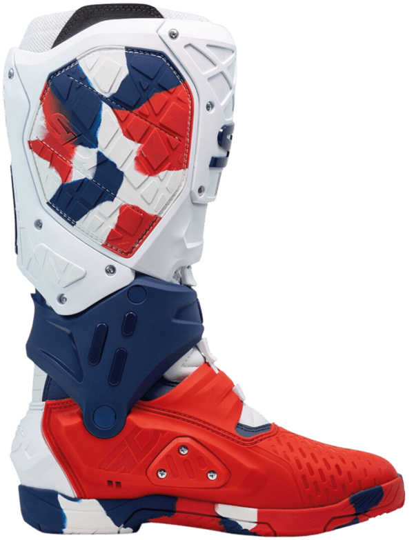BOTAS SIDI CROSSAIR-X ORG/WHT/BLU - Image 4