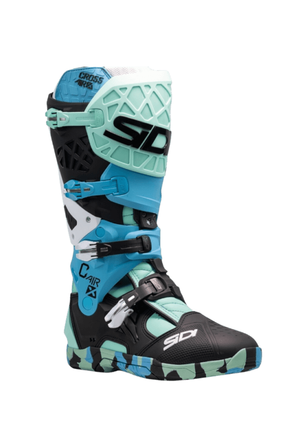BOTAS SIDI CROSSAIR-X BLK/BLUTRQ/GRNMNT - Image 2