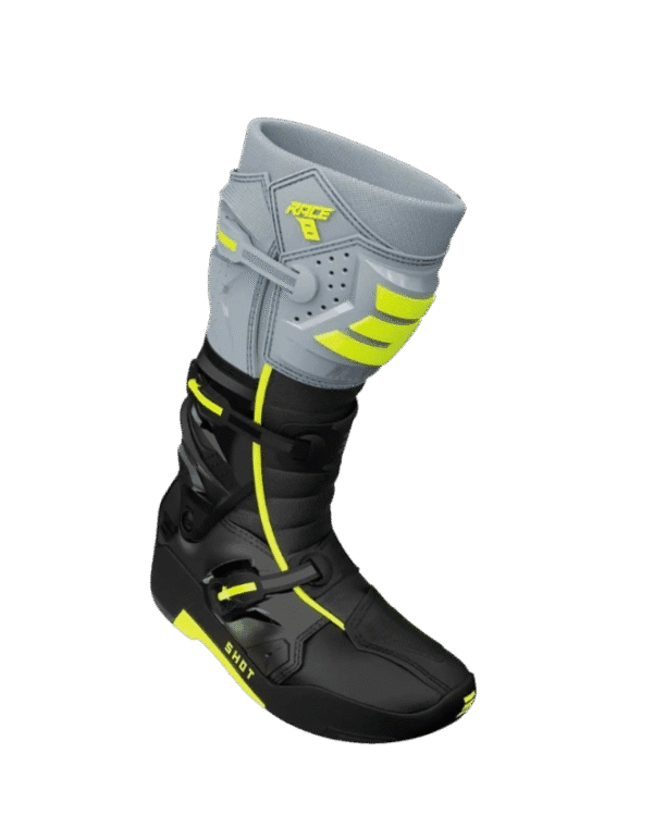 BOTAS SHOT RACE 8 BLK/GRY/YLWFLU - Image 2
