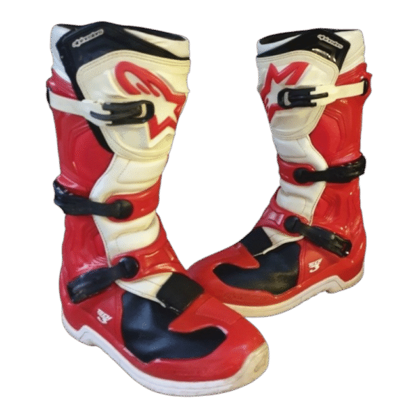 BOTAS USADAS ALPINESTARS TECH 3 RED/WHT