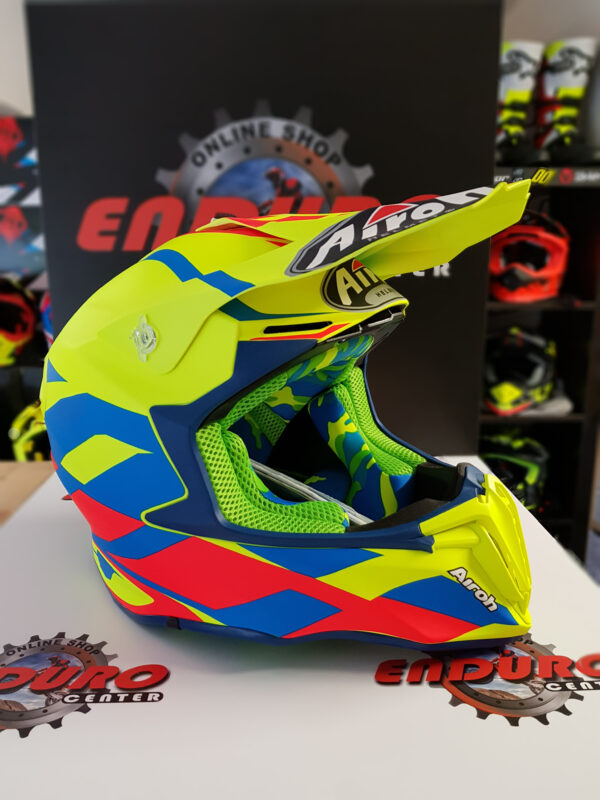 CAPACETE AIROH TWIST GREAT AZZURE YLWFLU/BLU/ORG - Image 2